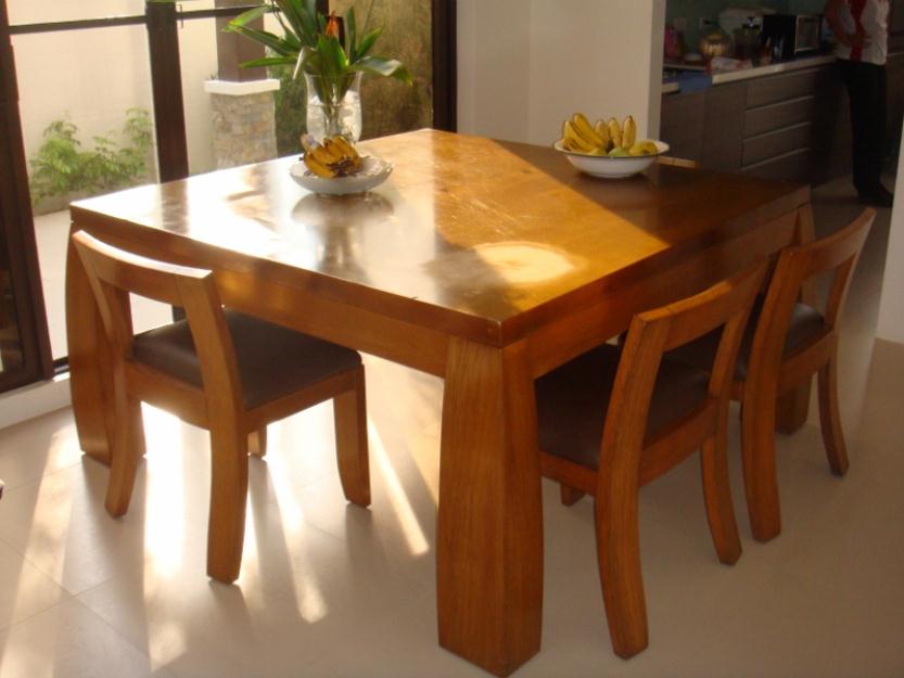 Philippine Dining Table Set : "CHEALSEA" Dining Table + 6 Dining Chairs