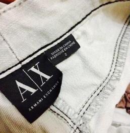 Armani Exchange Fire grey design jeans photo