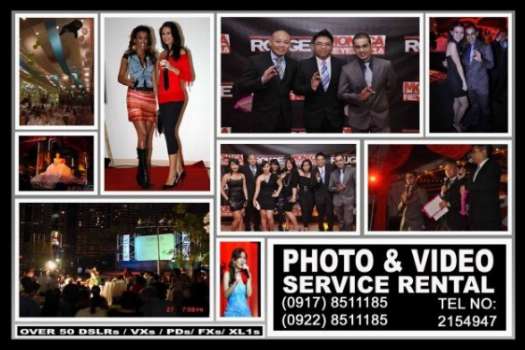 Photo and Video Services Rental Hire Manila Philippines