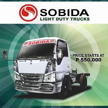 Sobida Isuzu Light Duty Trucks Elf Canter Hino cab and chassis truck