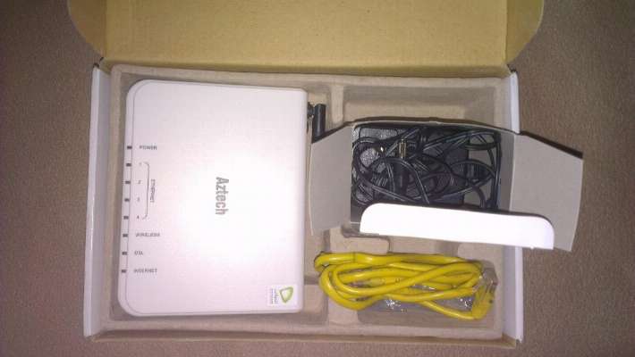 Aztech ADSL2+ Wireless Router photo