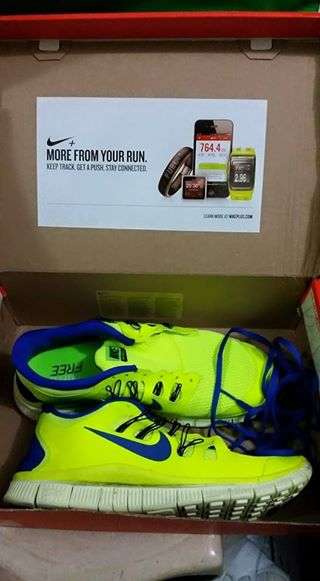 Nike FreeunUN 5.0 yellow blue photo