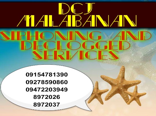 Dcj Malabanan siphoning services 09187664577 photo