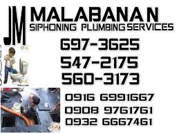 JM MALABANAN SIPHONING PLUMBING SERVICES 697-3625 photo
