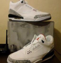 Air Jordan 3 White Cement Men's Basketball Shoes photo