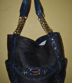 Michael Kors Blue Shoulder Bag photo
