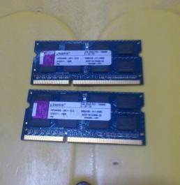 Kingston Sodimm 4GB (2x2gb) DDR3-1333 PC3-10600 photo