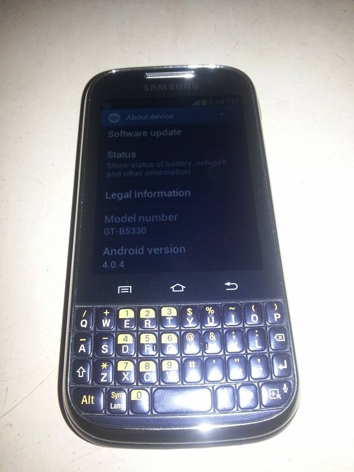 Samsung galaxy chat b5330 photo