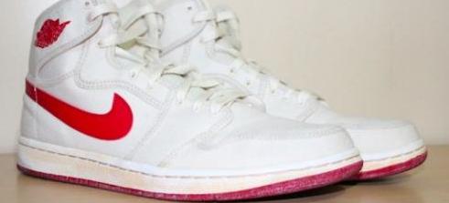 Nike Air Jordan AJKO Canvas White Red Size 10.5 photo