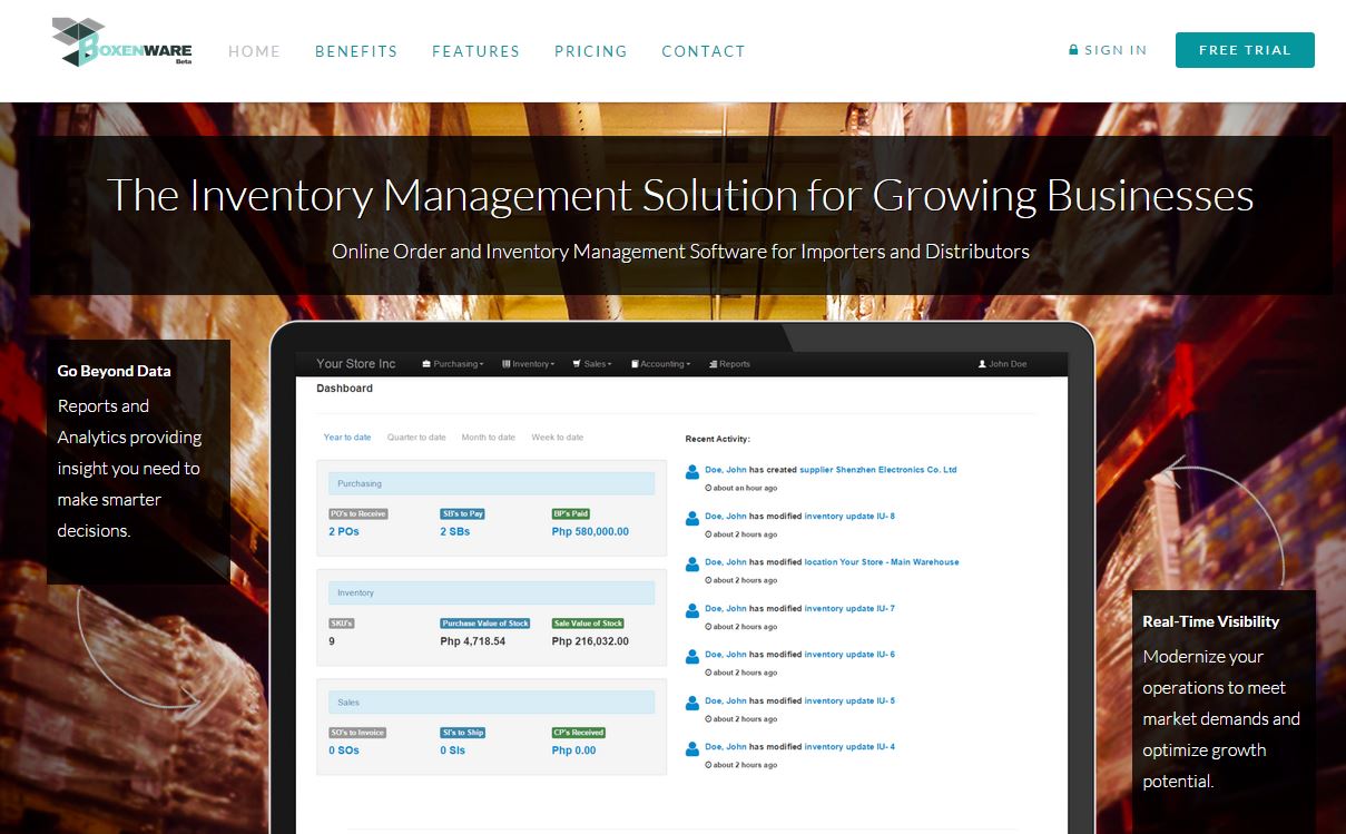 Boxenware - Online Inventory Management Software for Distributors and Importers photo