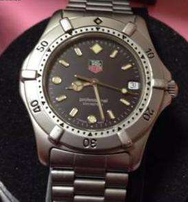authentic tag heuer professional watch