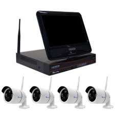 ISAFE CCTV CAMERA PACKAGE 4CHKIT-10MTR WIFI BUILT IN 10