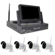 ISAFE CCTV CAMERA PACKAGE 4CHKIT-7MTR WIFI BUILT IN 7