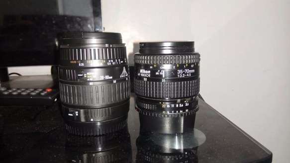 Canon 28-80mm f/3.5-5.6 and Nikon AF Zoom-Nikkor 35-70 mm f/3.3-4.5