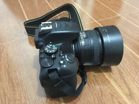 nikon d5600 with nikon 50mm 1.8g and 70-300mm ed lenses and accessories