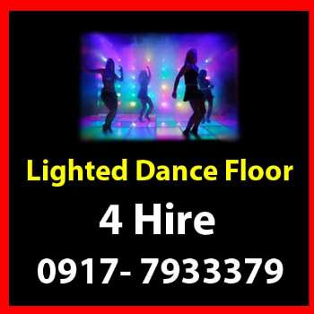 Lighted Dance Floor Rent Hire Manila Philippines