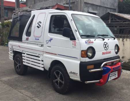 Suzuki multicab  carry with dropside canopy 2015, plus stainless topload, stainless bullbar, etc