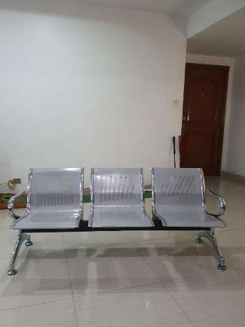 Airport waiting chair 3seater (stainless) 