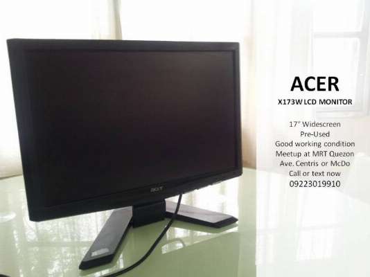 17 inch Acer LCD Monitor photo