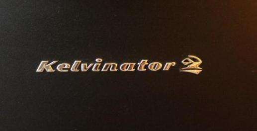 black kelvinator refrigerator photo