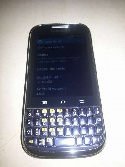 Samsung galaxy chat b5330 photo