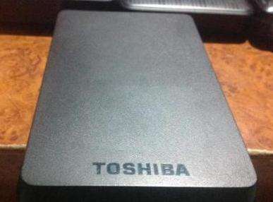 Toshiba 1TB portable external HDD photo