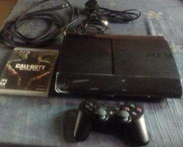 sony ps3 superslim 500gb with call of duty no box photo