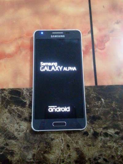Samsung Galaxy Alpha G850L 32gb charcoal black LTEx3 openline photo