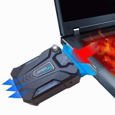 COOLCOLD PORTABLE LAPTOP USB COOLING FAN AIR COOLER SPEED ADJUSTABLE ICE TROLL 3 HIGH PERFORMANCE NOTEBOOK FAN COOLER CONTROLLER photo
