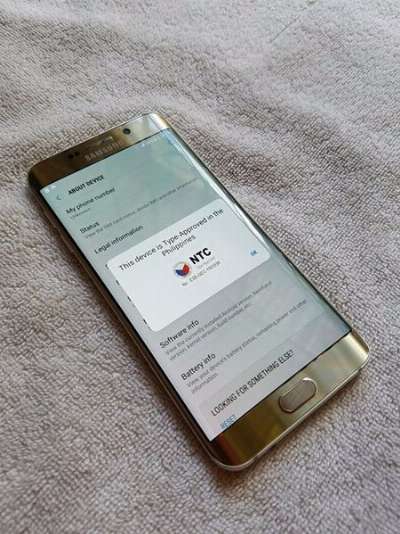 Samsung S6 Edge Plus Gold Duos 64gb Complete NTC photo