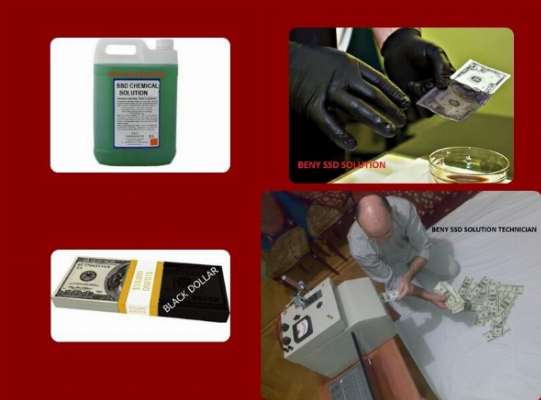 BLACK MONEY CLEANING SSD SOLUTION CHEMICAL photo