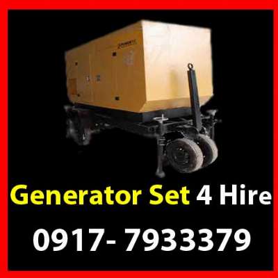 Generator Set Rent Hire Manila Philippines photo
