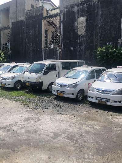 12 Toyota Avanza Taxi and 1 Uv Express photo