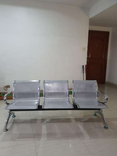 Airport waiting chair 3seater (stainless)  photo