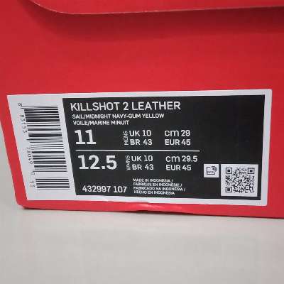 Nike Killshots 2 Leather Navy w/ Original Box photo