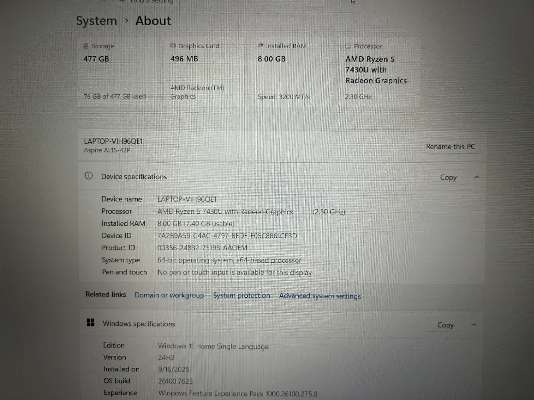 Acer Aspire Lite 15 Ryzen 5 photo