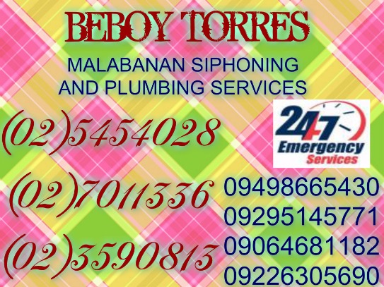 jsb malabanan siphoning services 5454028 / 09295145771 photo