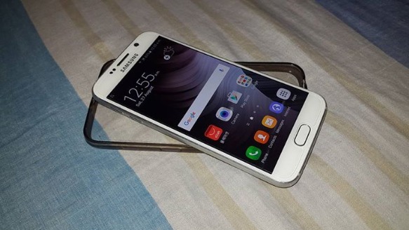 Samsung Galaxy S6 Lte Pearl White 32gb photo