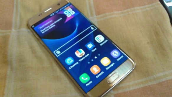 Samsung Galaxy S7 Edge SM-G9350 Duos 32GB Platinum Gold photo