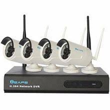 iSAFE™ CCTV Camera Package 4CH Real-Time AHD WIFI DVR KIT W/ 4 Weather proof Cameras photo