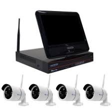 ISAFE CCTV CAMERA PACKAGE 4CHKIT-10MTR WIFI BUILT IN 10 photo