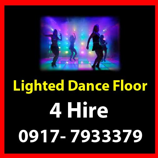 Lighted Dance Floor Rent Hire Manila Philippines photo
