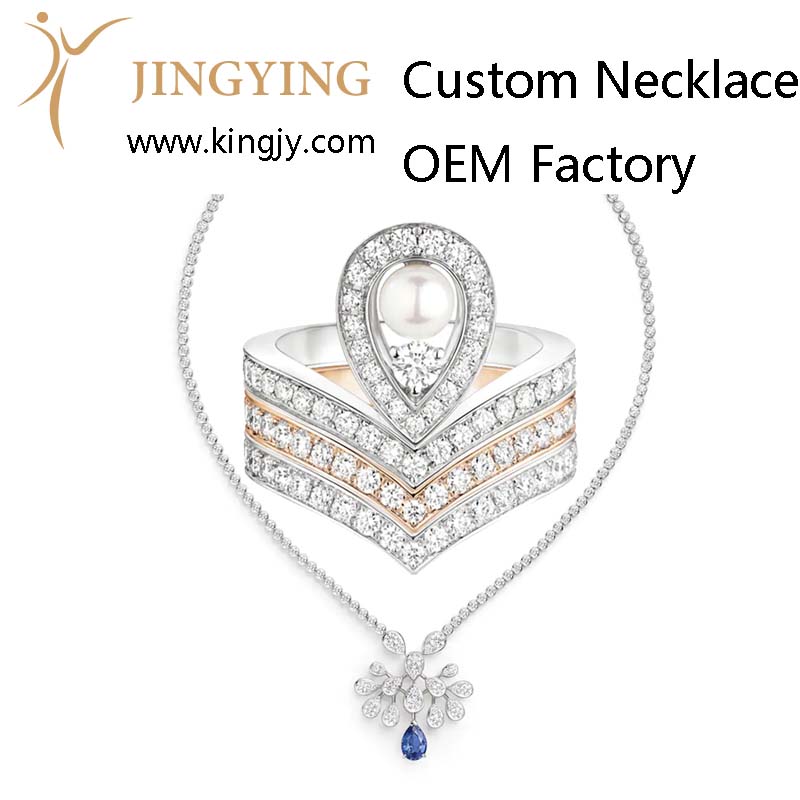  Custom design 925 sterling silver necklace supplier photo