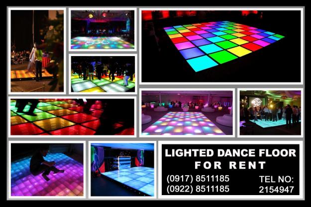 Lighted Dance Floor Rent Hire Manila Philippines photo