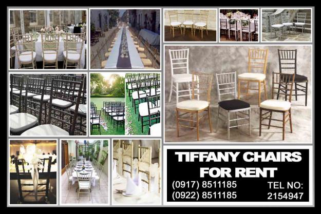Tiffany Chairs Rent Hire Manila Philippines photo
