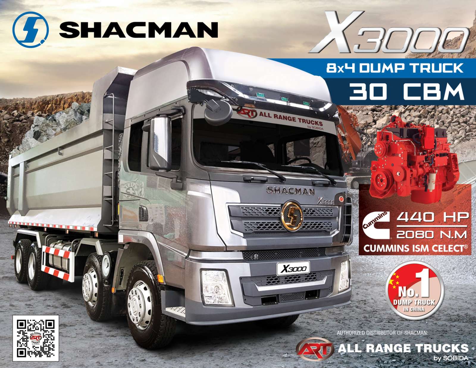 Shacman X3000 Dump Truck Tipper 8x4 12 wheeler SX33164W366C photo