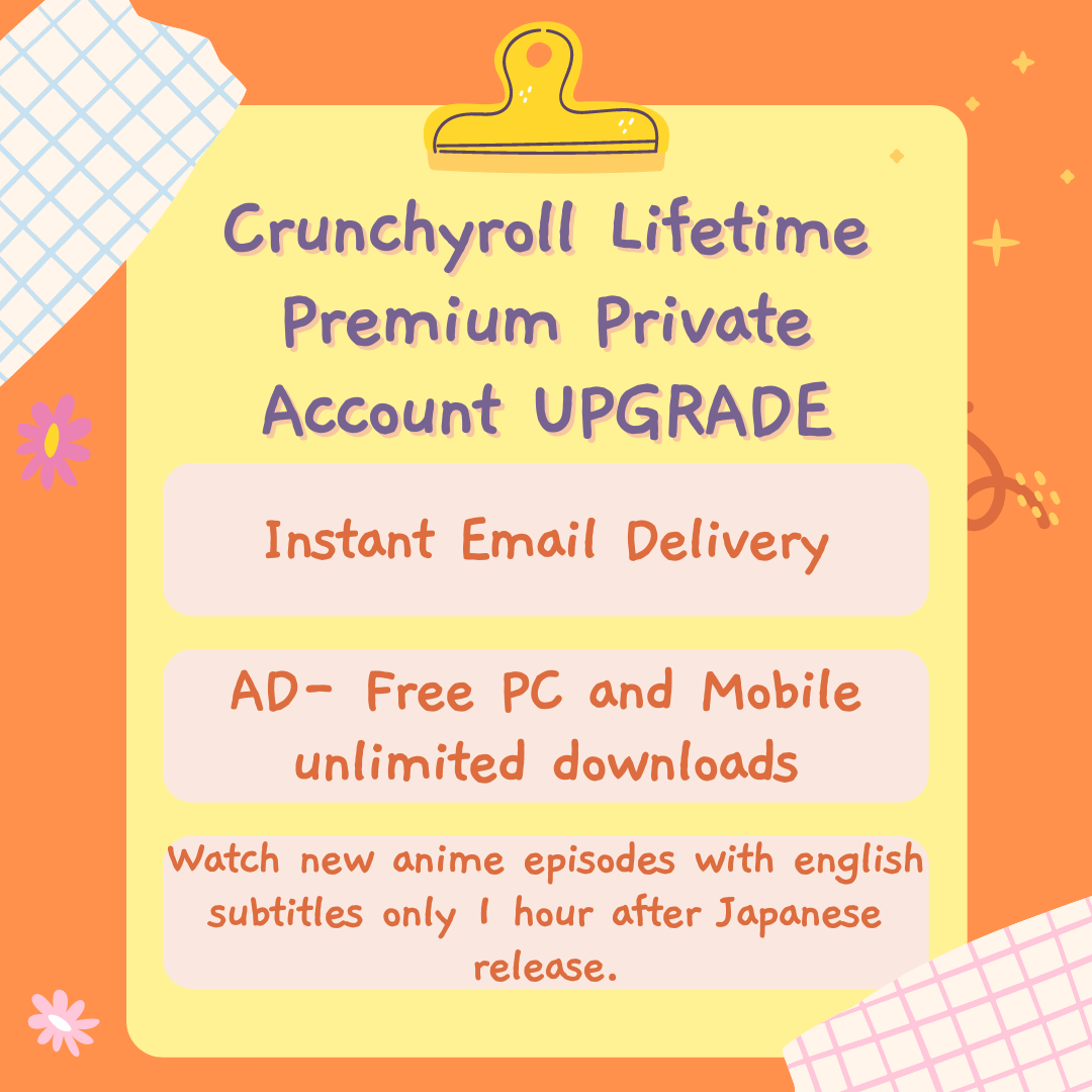 Crunchyroll Premium Account Upgrade photo