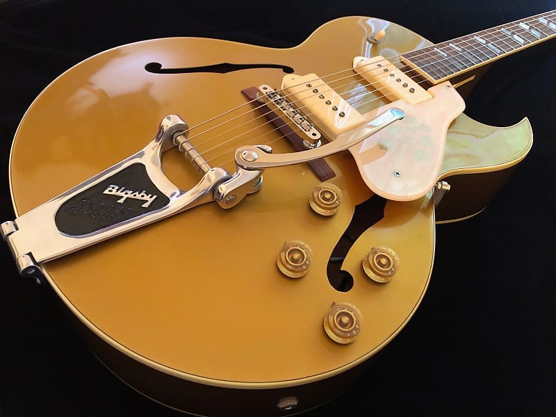 Gibson ES-295 Bullion Gold w/ Bigsby '52  photo