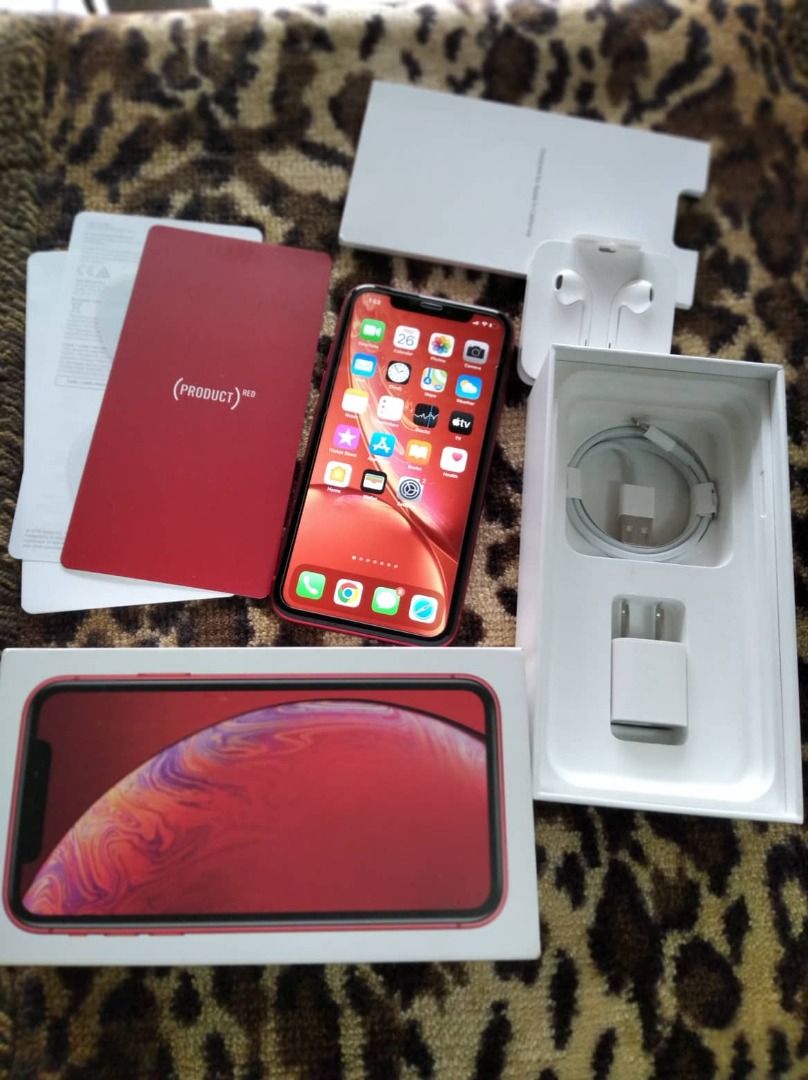 iphone xr red 128gb photo