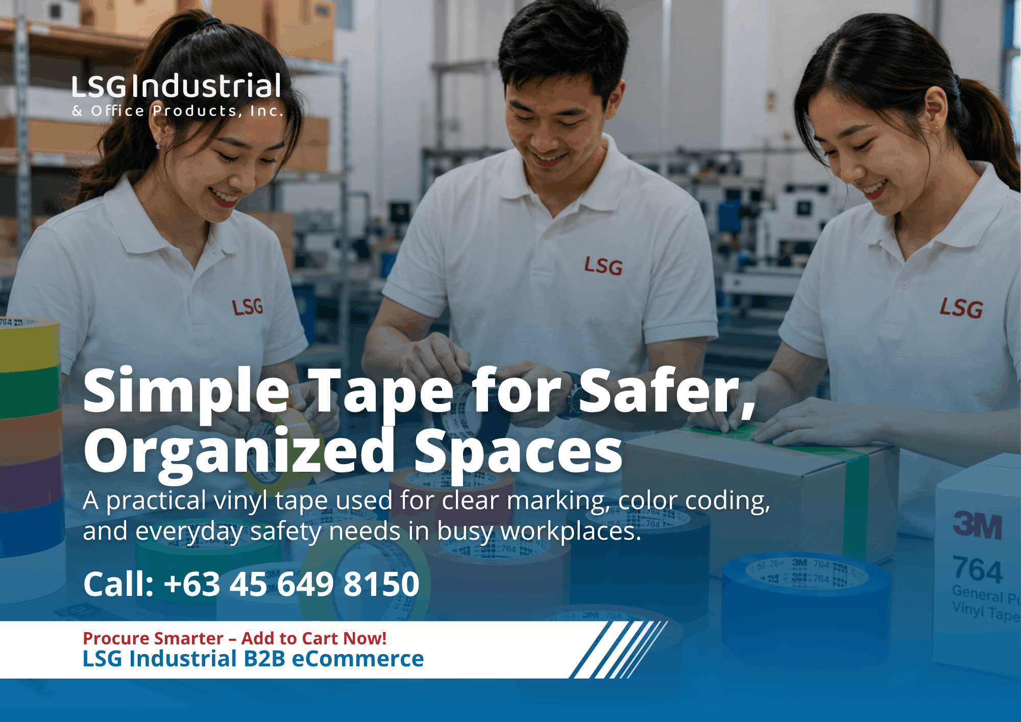 3M General Purpose Vinyl Tape 764 photo